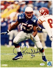 Chris Slade Signed Autographed 11x14 New England Patriots Photo ACOA