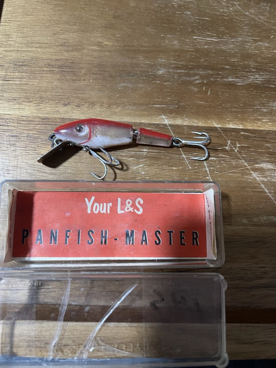 LEURRE DE PÊCHE à appât articulé vintage L&S PANFISH SINKER 2,5 double hameçon EUR 15,52 - FR
