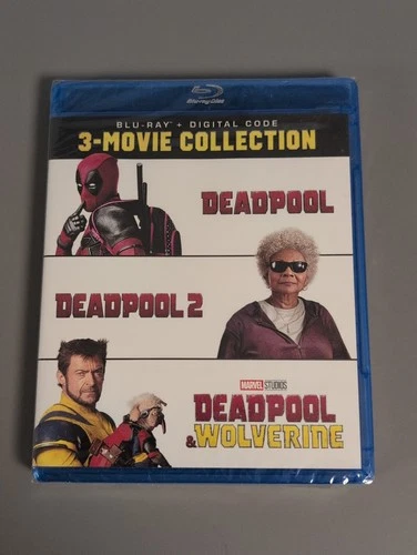 NEW & SEALED *DEADPOOL WOLVERINE TRILOGY 3-MOVIE COLLECTION* BLU-RAY & DIGITAL