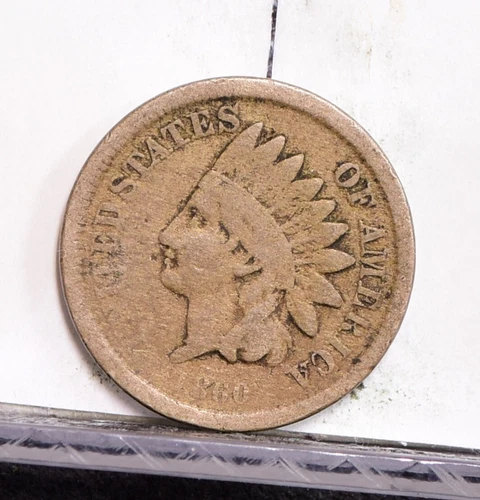 1860 Indian Cent - Ch Good (#57371-L)