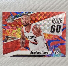 Damian Lillard SP /99 📈2019-20 Mosaic Give and Go Blue Reactive Mosaic Prizm #7