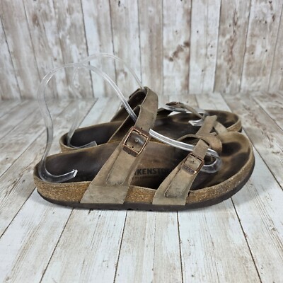 Birkenstock Mayari Toe Loop Sandals Suede Leather Comfort Casual EU 38