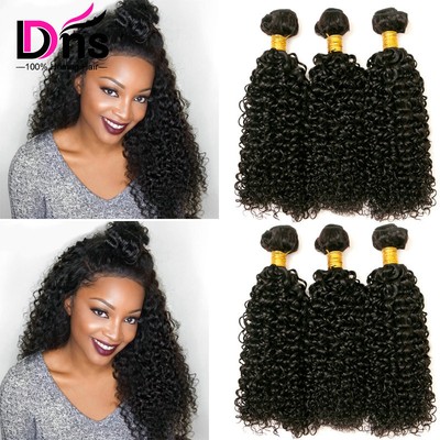 Kinkys Curly Human Hair 3bundles Indian Virgin Curly Hair