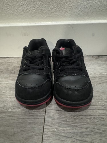 Nike Delta Force Baby Shoes Size 6C Girls Black Pink 327587-002 - Picture 2 of 6