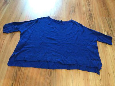 Mango Basics Shirt, Sweatshirt Gr. S (36, 38) blau 3/4 Arm !!!