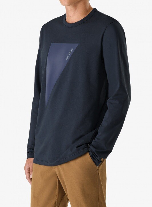 Arcteryx Men's Captive Arc'postrophe LS Shirt Black Sapphire