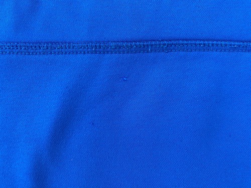 DANSKIN NOW Hoodie Women M (8-10) Royal Blue Orange Pullover Kangaroo Pocket Tie - Picture 9 of 9