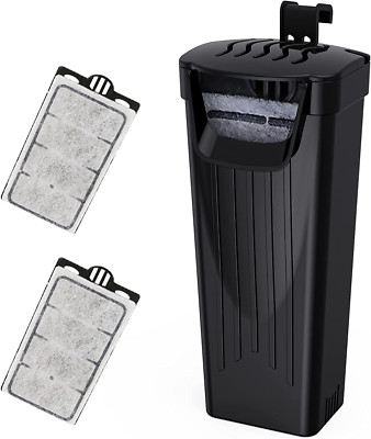 Turtle Tank Filter Aquarium Internal Filter Low-Level Waterfall Filter for Rep
