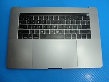 MacBook Pro A1990 2018 MR942LL 15" Top Case Palmrest w/Battery Gray 661-10345