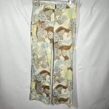Express Design Studio Editor Pants 2 Flare Retro 60s 70s Flower Child Hippie Vtg
