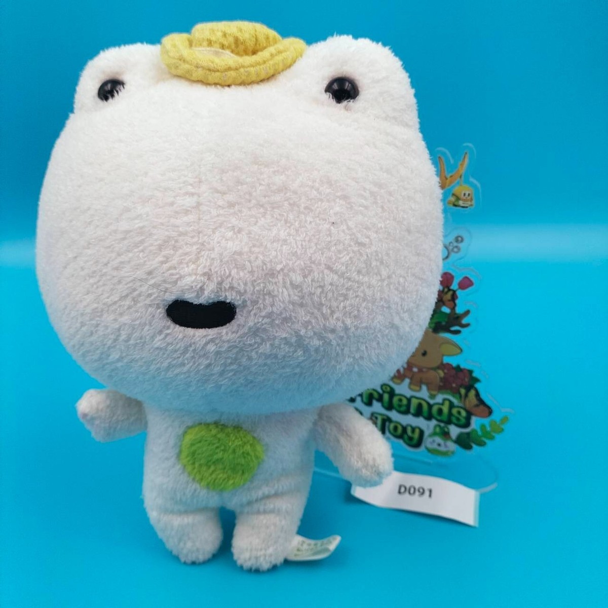 Tsuginohikerori D091 Kerori White Frog San-x Mascot Plush 7