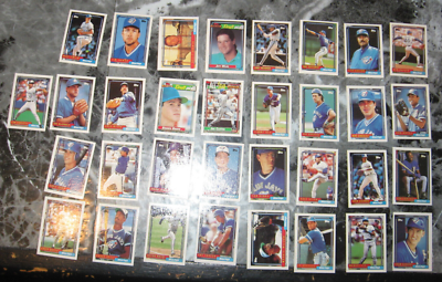 jaysページ 7点セット 1992 Topps Micro TORONTO BLUE JAYS team set 33 set break 1.25