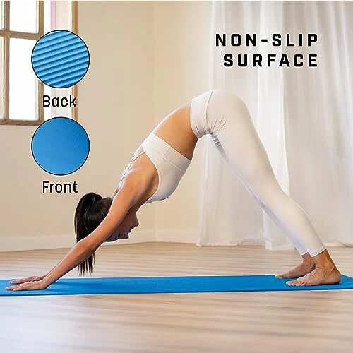 Yoga Mat by KG Physio | 8mm Thick Yoga Mats for Women and Men | Foam Exercise - Picture 5 of 5