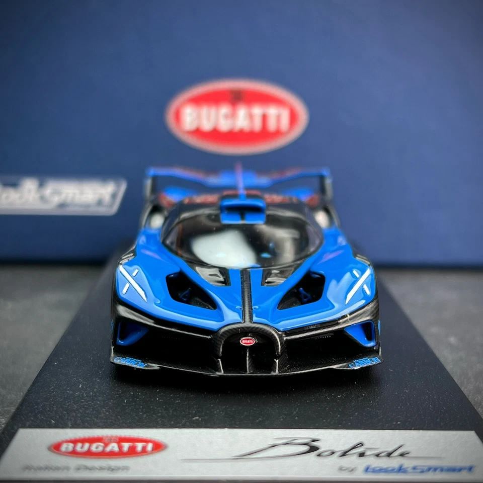 Looksmart 1/43 Bugatti BOLIDE launch Version Blue carbone black LS528 Free Ship - Image 2 of 4
