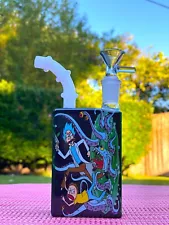 7" Hookah Glass Water Pipe Bong Bubbler Heavy Thick W Free Shipping