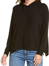 Michael Stars Soft Brushed Jersey Hoodie Sweater Top Size XS Midnight Blue NWT