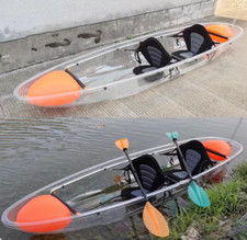 Transparent Kayak - 2 Seater Set - Clear Kayak - Brand New