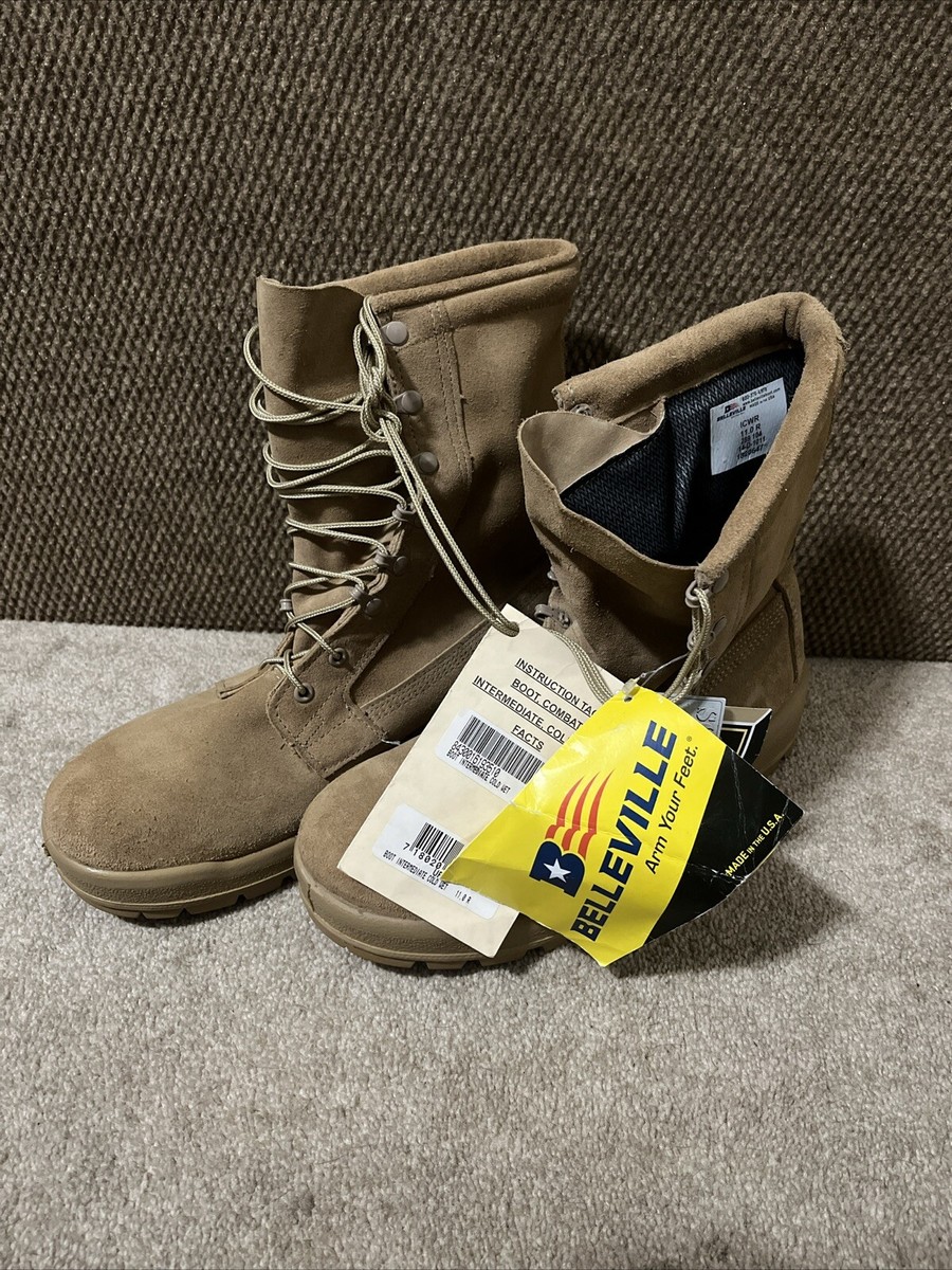 Belleville Mens Sz 4w Goretex Intermediate Cold Wet Weather BOOTS