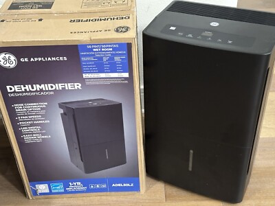 GE 50 Point E-STAR Portable Dehumidifier with Pump for Wet Space ...