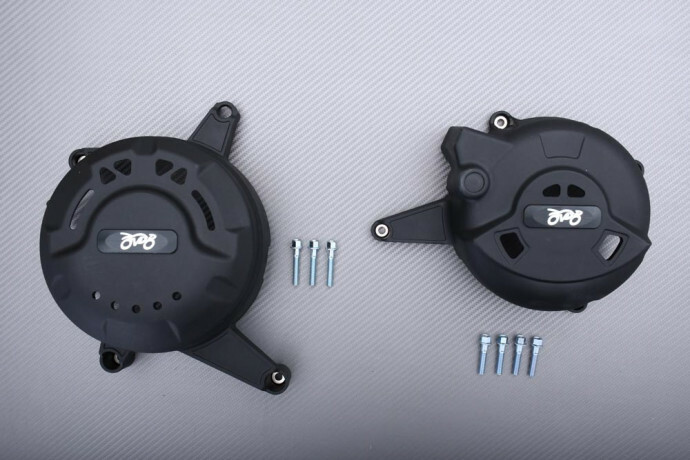 Eviter les fuites d'huile sur Panigale 899 protection carter moteur AVDB noir
