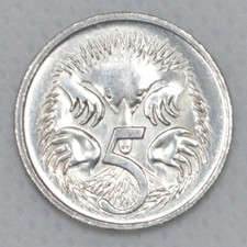 ✨Very RARE Hedgehog Australian 5p Coin✨ Uncirculated 1998