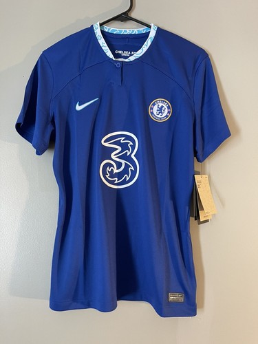 Camiseta deportiva local Nike Football Club English Premier para mujer azul talla L nueva - Imagen 1 de 9