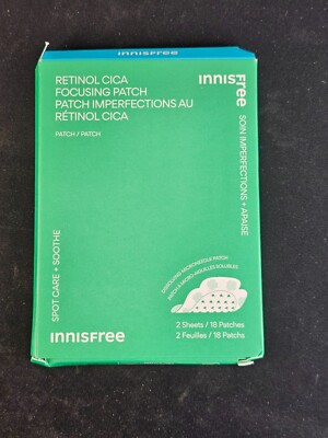 NEW INNISFREE Retinol Cica Focusing Pimple Patch (2 sheets/18 pc - RETAIL: $24)