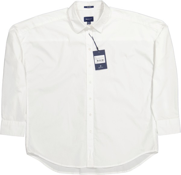 Neu ! Gant Damen Bluse, Weiß Gr. 34-image