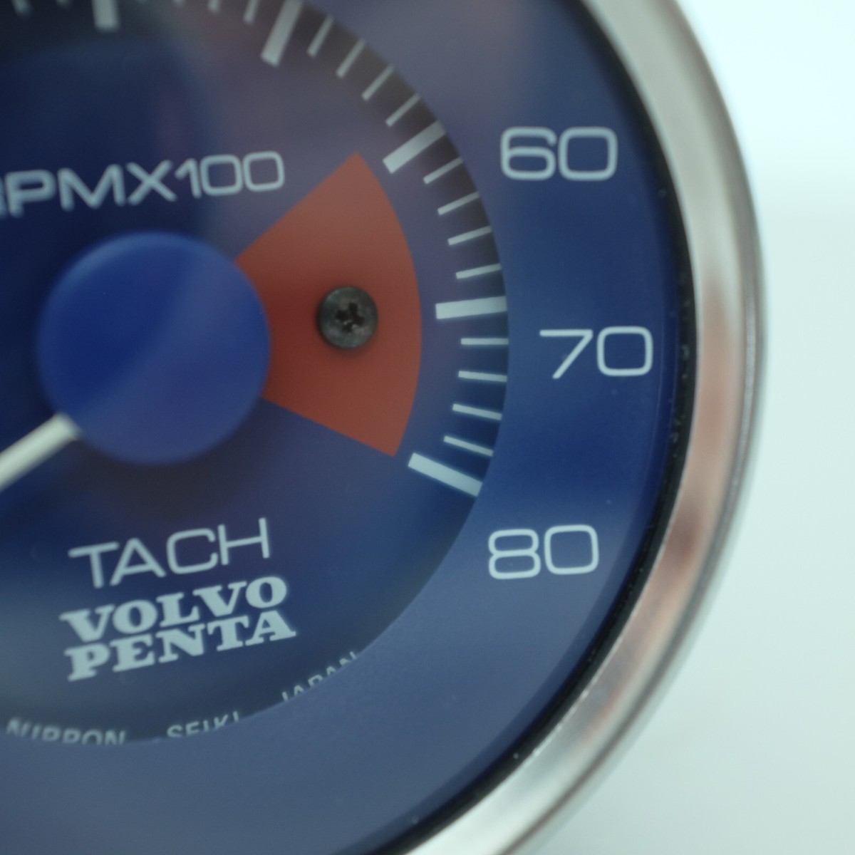 ponta☆ VOLVO PENTA Tachometer 8000rpm RPMx100 OEM TACH Nippon Seiki