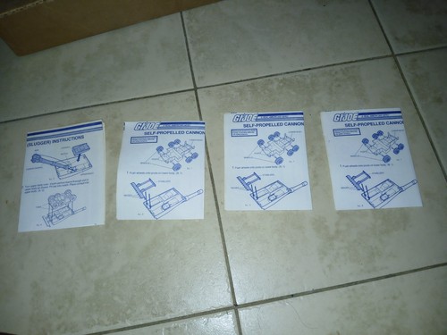 1984 Gi Joe Slugger Propelled Cannon Factory Case Of 4 NOS  *Rare Item* - Picture 4 of 5