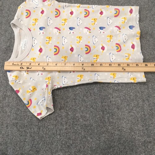 Girls Sz 6 Rainbow Unicorn Pajama Set 100% Cotton - Picture 9 of 15
