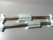 2 x 20mm 20" Hardened Shafts & 2 Long Linear Blocks SCS20LUU Rail Bearing Motion