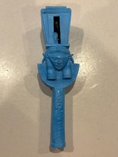 Egyptian Goddess Hathor Sistrum of Ancient Egypt Blue Cymbals Musical Instrument