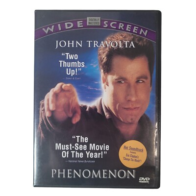 Phenomenon DVD Region 1 John Travolta