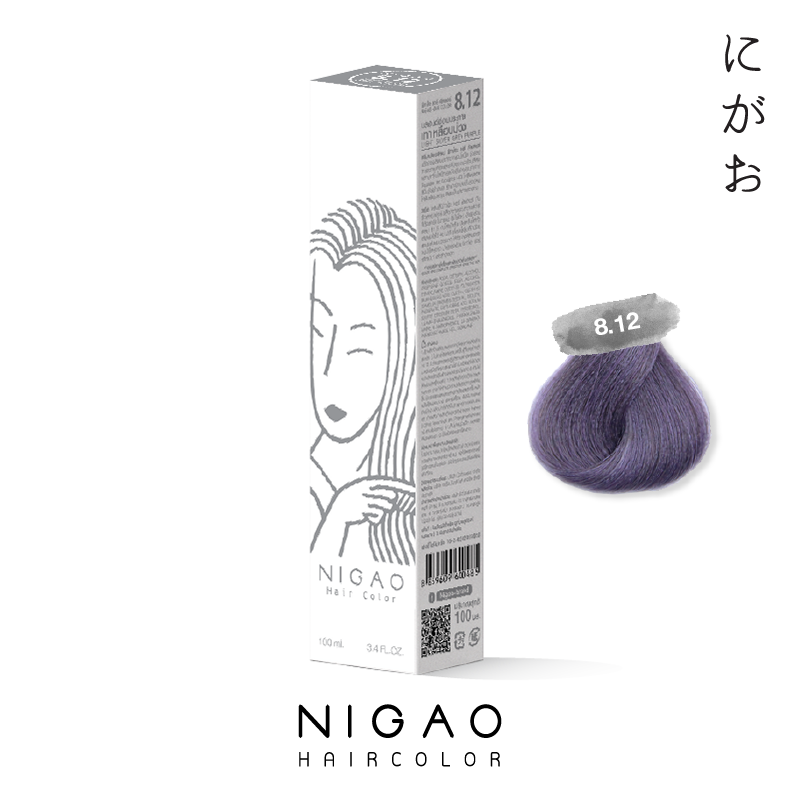 Crème Colorante Capillaire Permanente Nigao Life Pastel - Vert Sans Ammoniac - 100 Ml