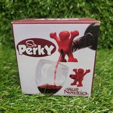 Fairly Odd Novelties FON-10194 Sir Perky Novelty Wine Pourer, One Size, Red -NEW