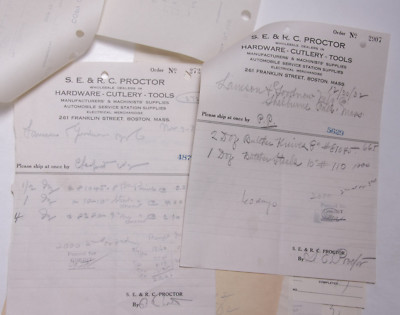 1932 Lamson Goodnow Proctor Boston MA Cutlery Tools Hardware Ephemera L893B