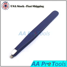 Professional Eyebrow Tweezers Slanted Plucker Hair Remover Tweezerette