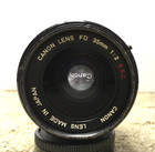 Vintage Canon Fd 35 mm f1:2 S.S.C. Prime Lens