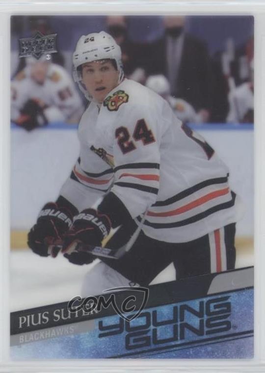 2020-21 Upper Deck Young Guns Clear Cut Pius Suter #484 0e1j