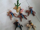 Playmobil 3485 Northern Cavalry 1 Trapper 1 Officer 3 Soldiers 1 Cactus 1...