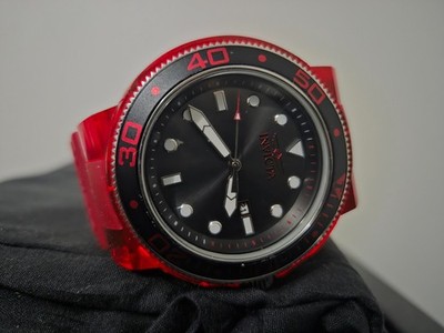 Invicta Men's Pro Diver Watch 32329 Black Face with Red Silicone Band