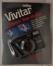 Vivitar DM1000 Point 'n Shoot 35mm Tele Motor Camera