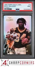 1999 TOPPS GOLD LABEL CLASS 1 #70 RICKY WILLIAMS RC HEISMAN PSA 9