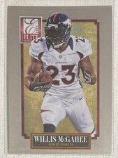 2013 Elite Football Willis McGahee Card #33 Broncos Complete Your Set!