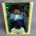 New ListingVintage 1983 Cabbage Patch Boy Doll Burton Gil Boy Coleco Brown Eyes