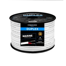 8 AWG Duplex Marine Grade Wire Tinned Copper-OFC - 100 feet - Round R/B