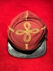 ORIG CIVIL WAR VETERAN CONFEDERATE ARTILLERY REUNION RED KEPI CAP