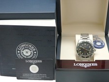 LONGINES WATCH SPIRIT ZULU TIME L3.812.4.63.6 AUTOMATIC DATE BLACK DIAL SS MEN'S 6