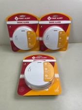First Alert Smoke Alarm Easy Install Battery Powered Smoke Alarm 3 Pack 